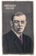 "PRESIDENT WILSON" WOVEN RIBBON, LIKELY FRENCH ISSUE.