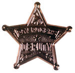 "ROY ROGERS DEPUTY" MINT BADGE.