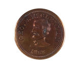 McCLELLAN 1864 CAMPAIGN TOKEN.