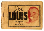 "JOE LOUIS THE PRIDE OF HARLEM" 10-PAGER.