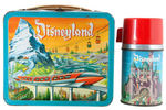 "DISNEYLAND" LUNCH BOX WITH THERMOS.