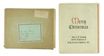 1939 KING FEATURES SYNDICATE BOXED SET OF PROMOTIONAL COMIC STRIP CHARACTER CHRISTMAS CARDS.