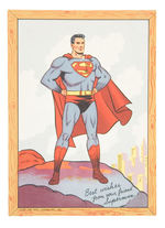 "SUPERMAN" DC COMICS FAN CARD.