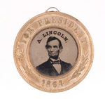 OUTSTANDING NEAR MINT LINCOLN AND JOHNSON 1864 FERROTYPE.