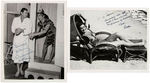 JOHNNY WEISSMULLER "BILLY ROSE AQUACADE" AUTOGRAPH LOT.