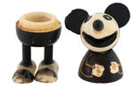 MICKEY MOUSE FRENCH FIGURAL CELLULOID LIP BALM CONTAINER.