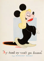 "MICKEY MOUSE MAGAZINE" VOL. 1 NO. 2 OCT. 1935.