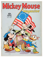 "MICKEY MOUSE MAGAZINE" VOL. 4 NO. 10 JULY 1939.