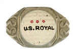 "U.S. ROYAL" GOLF BALL 1930s RING BY UNCAS.