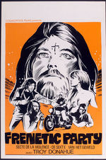 "LOVE THRILL MURDERS" FOREIGN RELEASE CHARLES MANSON-INSPIRED FILM POSTER.