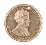 GEM MINT "GEN FRANK PIERCE" MEDALET DeWITT/SULLIVAN 1852-5.