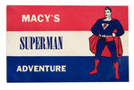 "MACY'S SUPERMAN ADVENTURE" GUMMED STICKER.