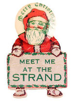 RARE SANTA WITH DIE-CUT HANGER.