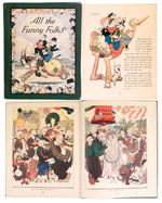 "ALL THE FUNNY FOLKS" CLASSIC 1926 KING FEATURES SYNDICATE COMIC STRIP CHARACTER PROMO STORYBOOK.