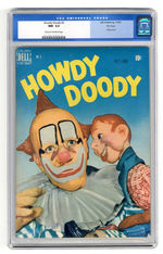 HOWDY DOODY #3 JULY AUGUST 1950 CGC 9.2 CREAM TO OFF-WHITE PAGES FILE COPY.