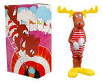 BULLWINKLE BUBBLE BATH BOXED SOAKY-LIKE CONTAINER.