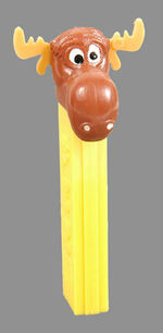 BULLWINKLE PEZ DISPENSER.