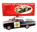 "CRAGSTAN CAP-FIRING POLICE CAR" BOXED TOY.