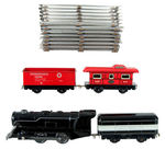 "MARX" WIND-UP TRAIN SET WITH TRACK.