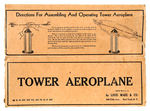 "MARX TOWER AEROPLANE" WIND-UP WITH BOX.