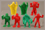 MONSTER FIGURES BY PALMER PLASTICS.