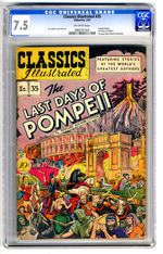 CLASSICS ILLUSTRATED #35 MARCH 1947 CGC 7.5 OFF-WHITE PAGES.