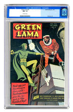 GREEN LAMA #3 MARCH 1945 CGC 9.2 OFF-WHITE PAGES.