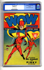 WOW COMICS #4 WINTER 1942 CGC 9.0 CREAM TO OFF-WHITE PAGES ROCKFORD COPY.