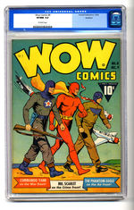 WOW COMICS #8 DECEMBER 1942 CGC 9.0 OFF-WHITE PAGES ROCKFORD COPY.