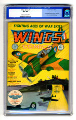 WINGS COMICS #1 SEPTEMBER 1940 CGC 8.5 CREAM TO OFF-WHITE PAGES.