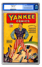 YANKEE COMICS #1 SEPTEMBER 1941 CGC 7.0 OFF-WHITE TO WHITE PAGES.