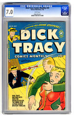 DICK TRACY COMICS MONTHLY #29 JULY 1950 CGC 7.0 WHITE PAGES.