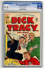 DICK TRACY COMICS MONTHLY #39 MAY 1951 CGC 9.4 CREAM TO OFF-WHITE PAGES FILE COPY.