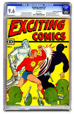 EXCITING COMICS #1 APRIL 1940 CGC 9.6 WHITE PAGES MILE HIGH COPY.