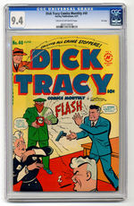 DICK TRACY COMICS MONTHLY #40 JUNE 1951 CGC 9.4 CREAM TO OFF-WHITE PAGES FILE COPY.