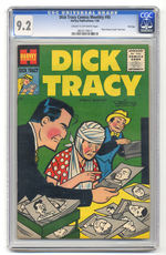 DICK TRACY COMICS MONTHLY #95 JANUARY 1956 CGC 9.2 CREAM TO OFF-WHITE PAGES FILE COPY.