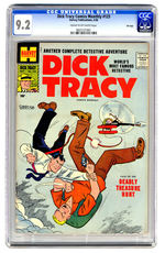 DICK TRACY COMICS MONTHLY #123 MAY 1958 CGC 9.2 CREAM TO OFF-WHITE PAGES FILE COPY.