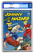 JOHNNY HAZARD #8 MAY 1949 CGC 9.2 OFF-WHITE PAGES.