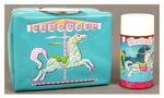 "CAROUSEL" VINYL LUNCHBOX WITH THERMOS.