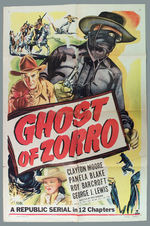 "GHOST OF ZORRO" MOVIE POSTER AND LOBBY CARD LOT.