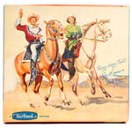 "ROY ROGERS 'KING OF THE COWBOYS' AND TRIGGER" HARTLAND FIGURES BOXED.