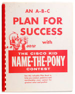 "THE CISCO KID NAME-THE-PONY CONTEST PROMOTION KIT.