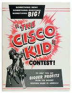 "THE CISCO KID NAME-THE-PONY CONTEST PROMOTION KIT.