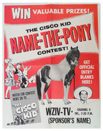 "THE CISCO KID NAME-THE-PONY CONTEST PROMOTION KIT.