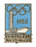 "XV OLYMPIA HELSINKI 1952" PIN.