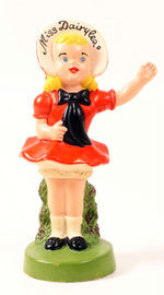 "MISS DAIRYLEA" MILK COOPERATIVE VINYL FIGURE