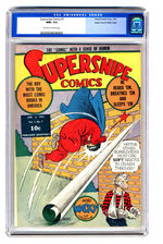 SUPERSNIPE COMICS #7 JANUARY 1943 CGC 9.6 OFF-WHITE TO WHITE PAGES MILE HIGH COPY.