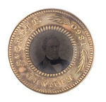 "JOHN BELL/EDWARD EVERETT 1860" DeWITT/SULLIVAN UNLISTED FERROTYPE.