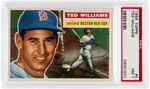 1956 TOPPS TED WILLIAMS PSA NM 7.