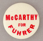 ANTI "McCARTHY FOR FUHRER" 1968.